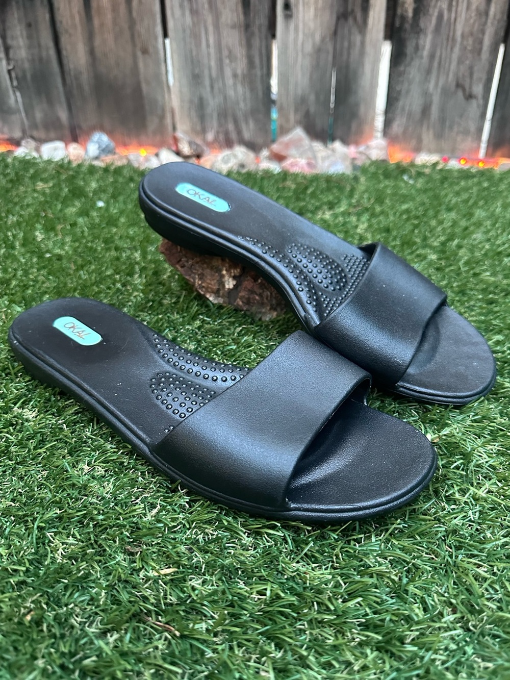 OKA-b Grace Slides Sandals for Women - Comfort Slip-On - Picture 2 of 9
